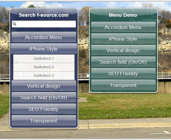 accordion menu