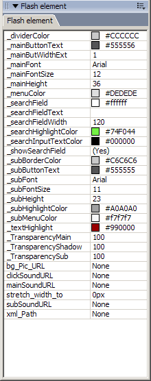 dreamweaver tag inspector